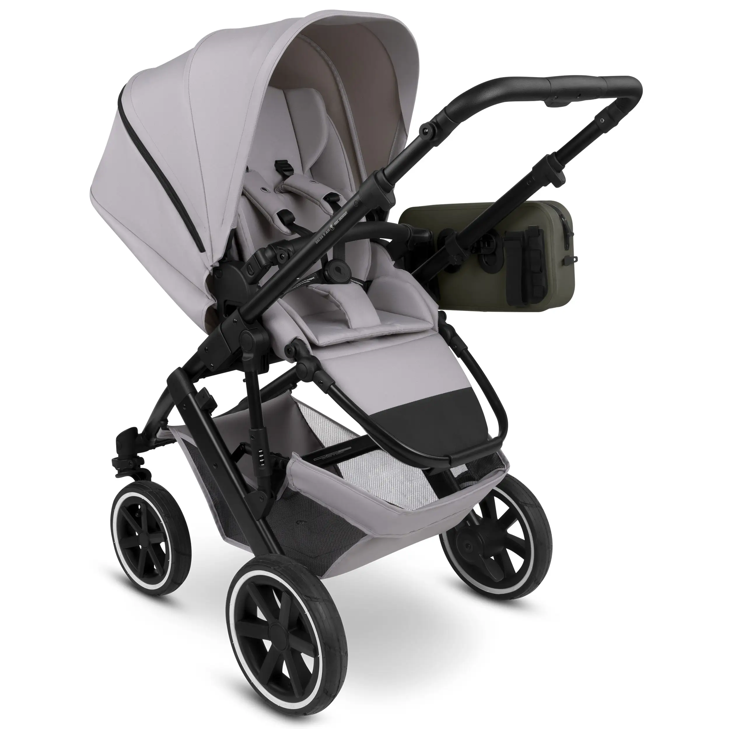 Sacoche de selle Genève 4,5L pour poussette, vélo & quotidien - Avocado