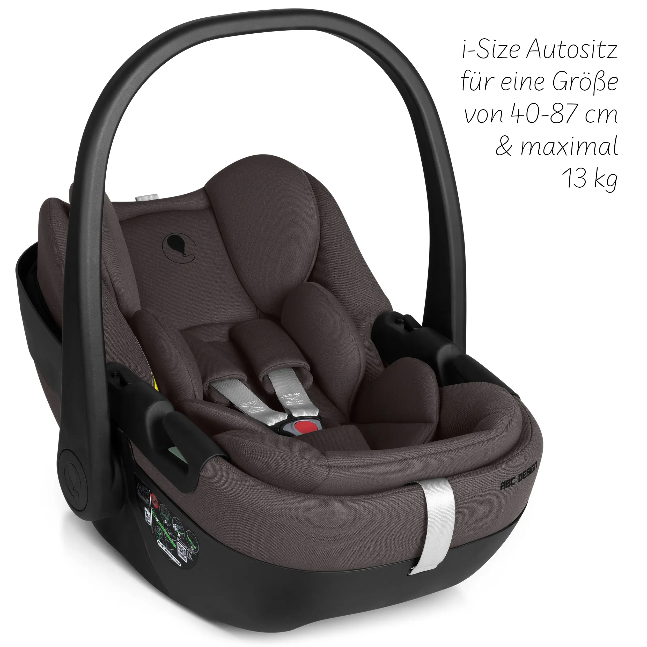 Coque auto Calla i-Size avec position allongée, base ISOFIX rotative Root incluse - Falcon