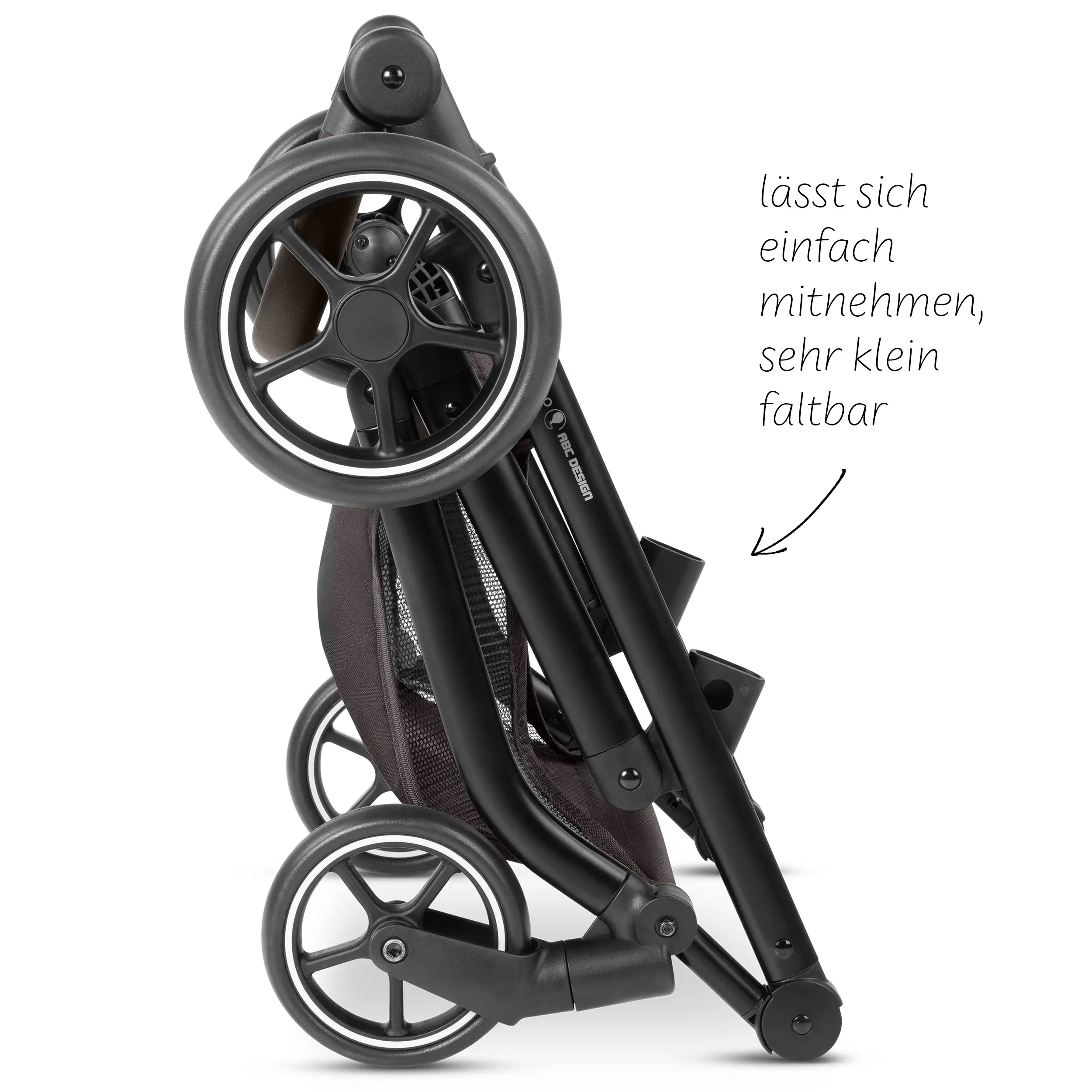 Poussette de poupée Migno - Marron