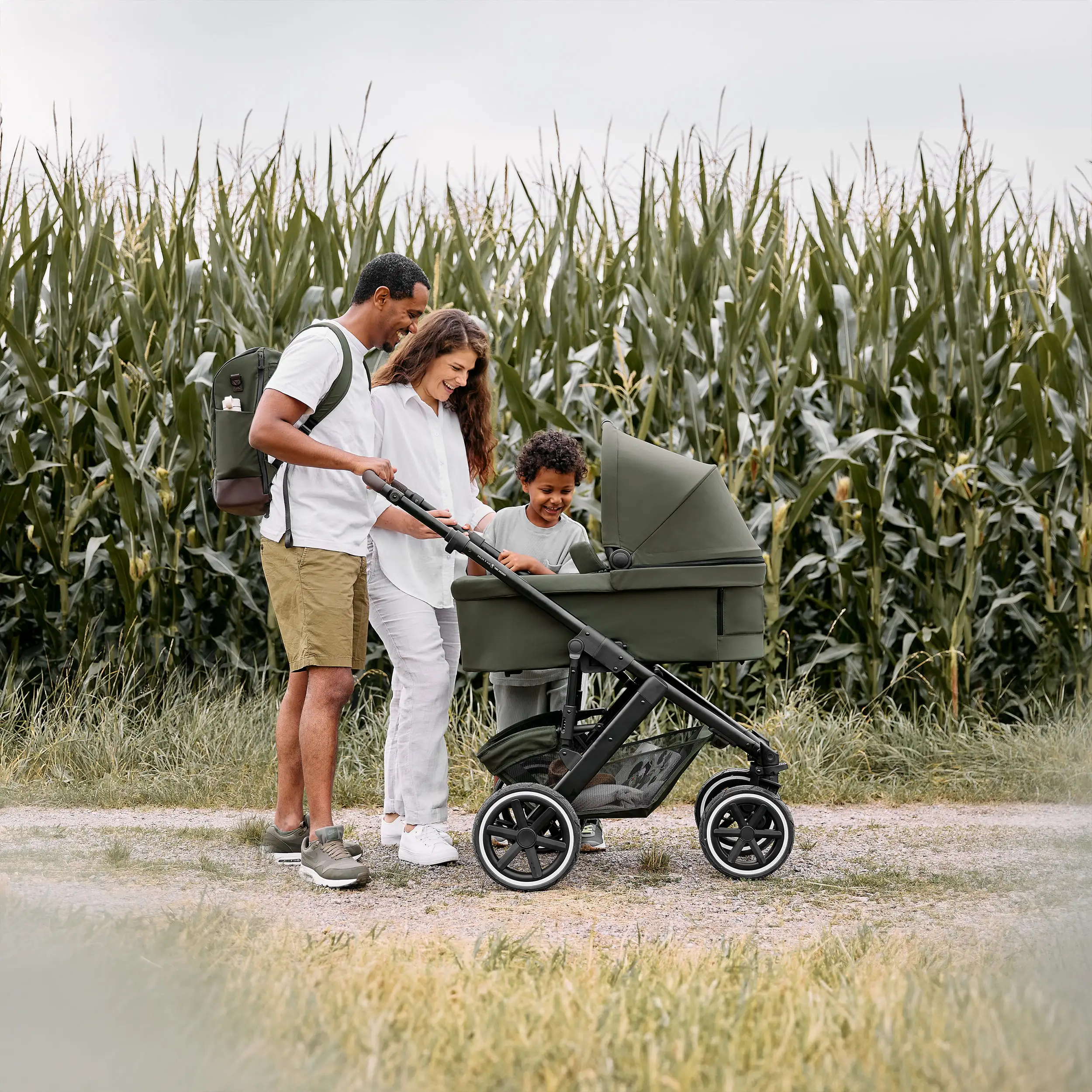 Ensemble poussette 4en1 Salsa 5 Air avec Base Isofix - Avocado