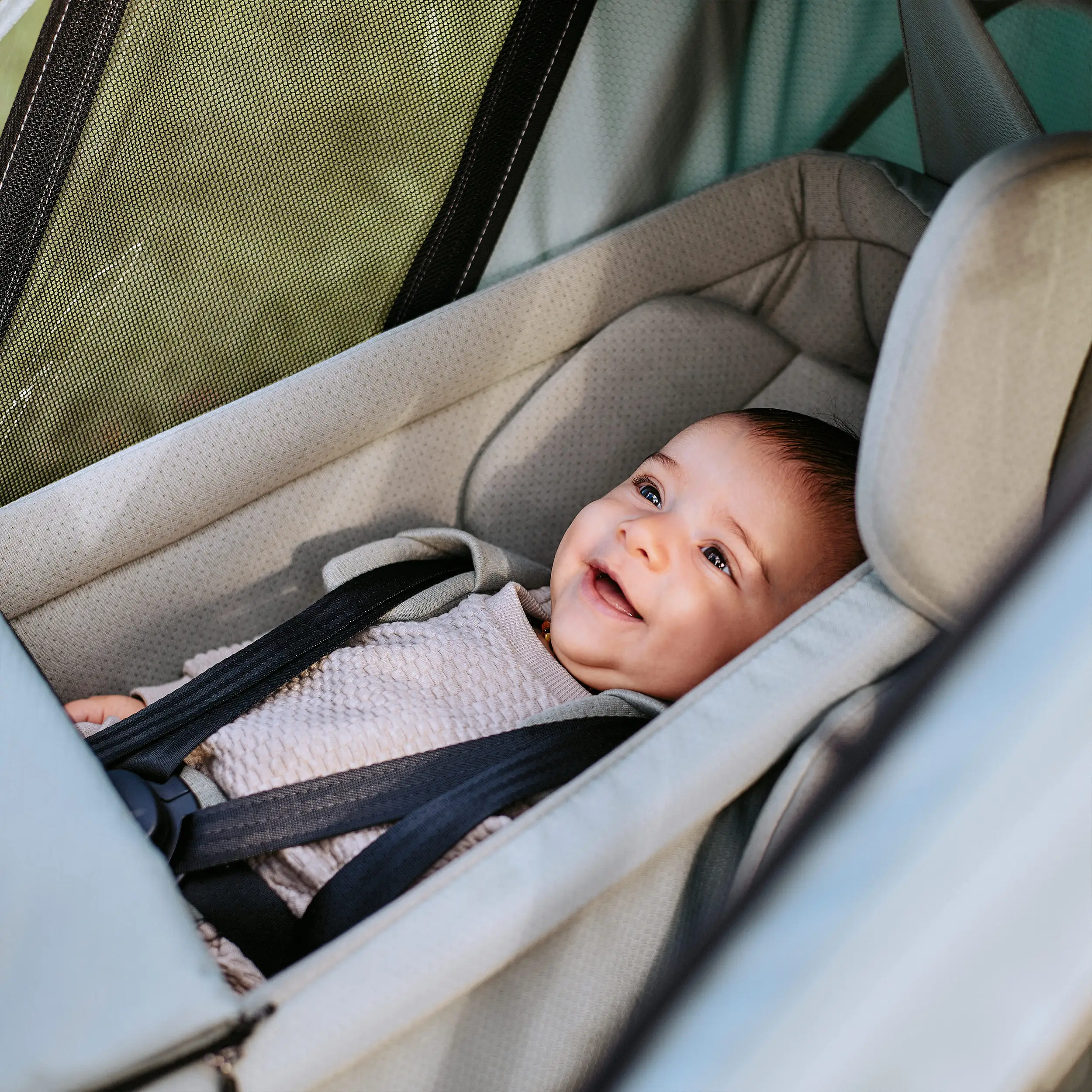 Insert nouveau-né pour remorque à vélo Tour - Olive